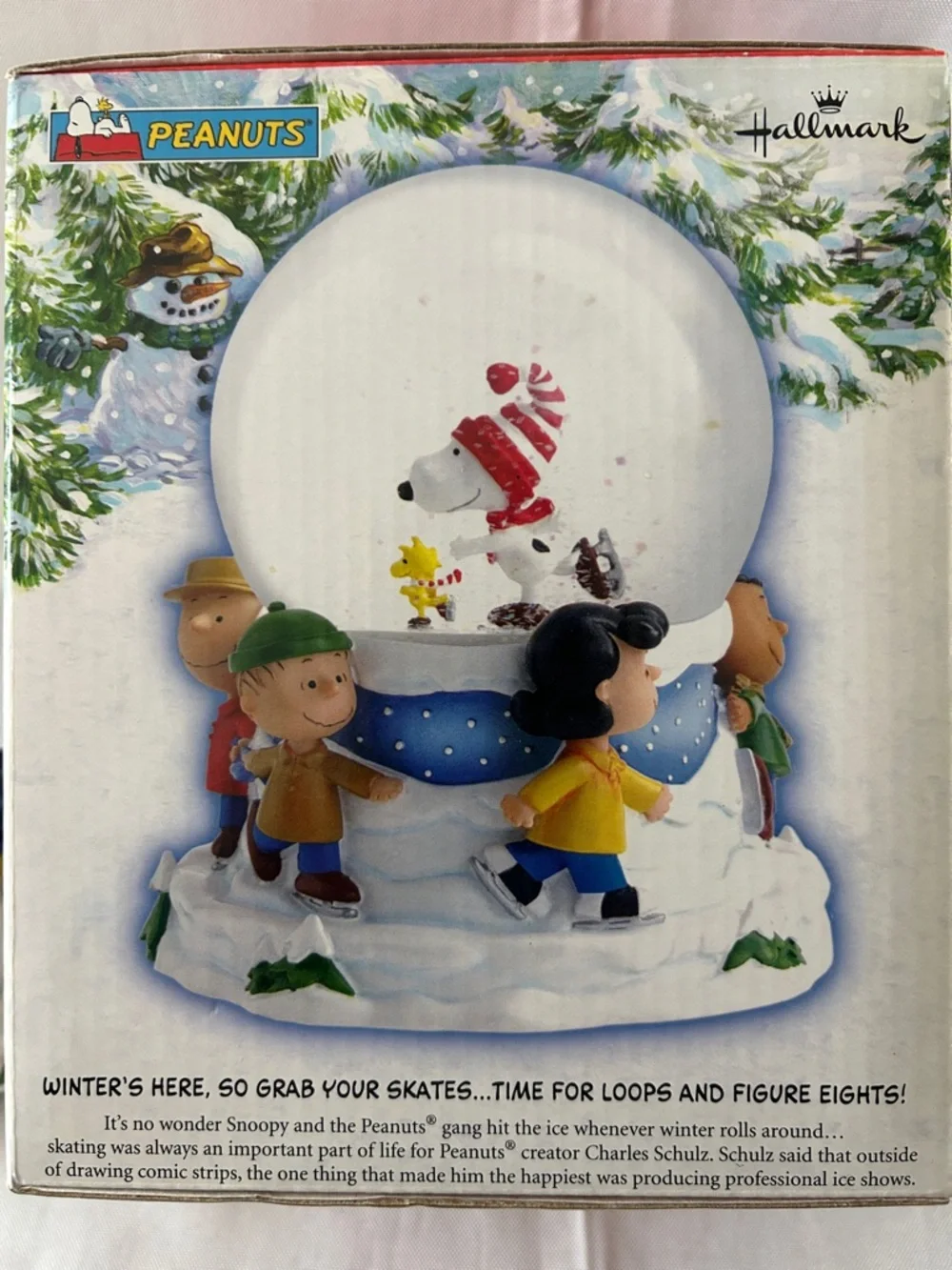 Hallmark Special Edition Peanuts musical water globe original box - Picture 8 of 13